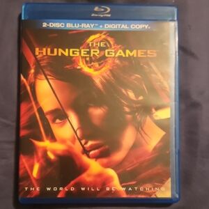 The Hunger Games Blu-ray Disc with Black and Orange Cover